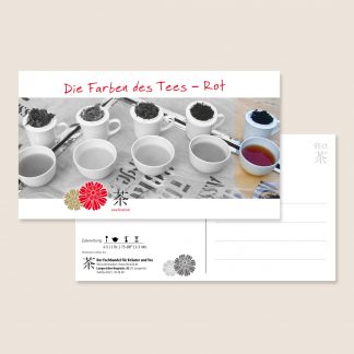 Genuss per Post - Tee-Postkarten